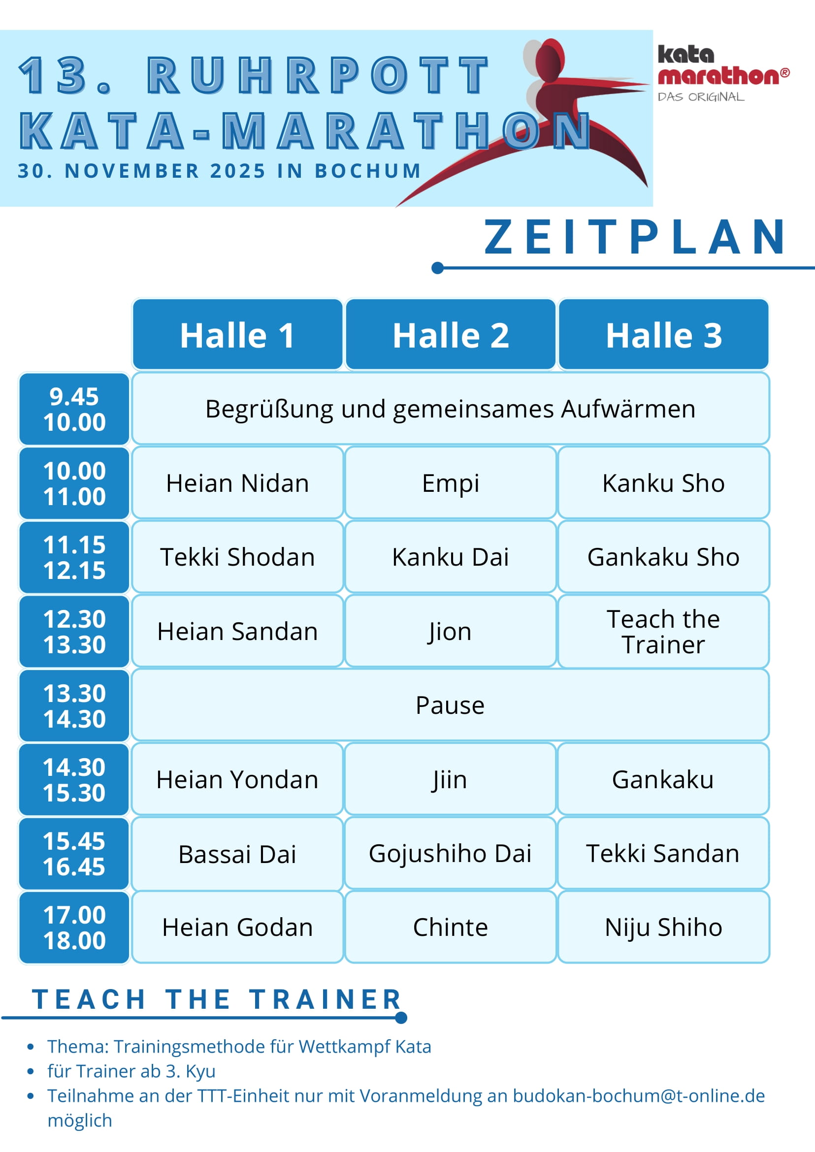 13. Ruhrpott Kata Marathon 30.11.2025 Bochum 1