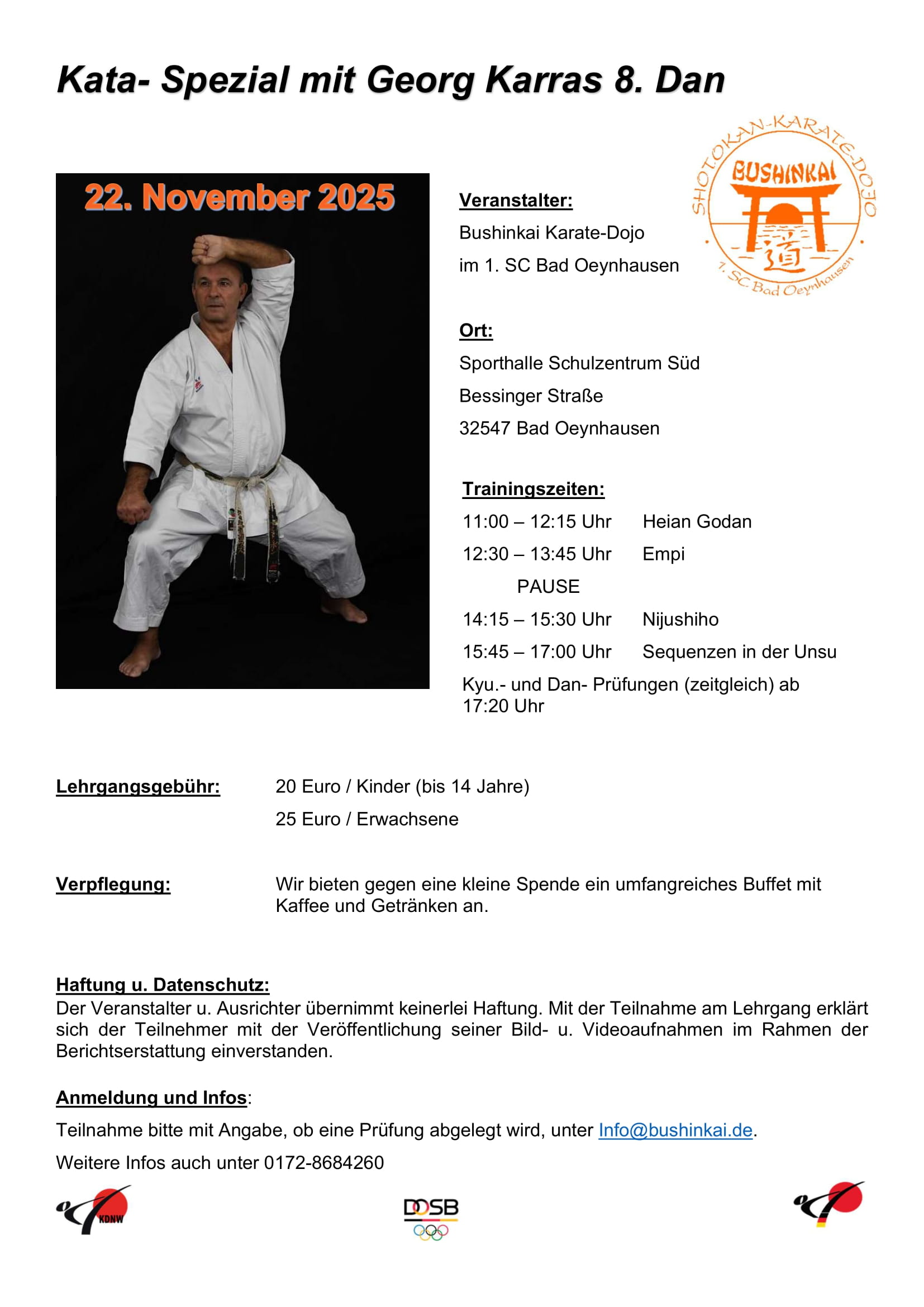 Ausschreibung Karras 1