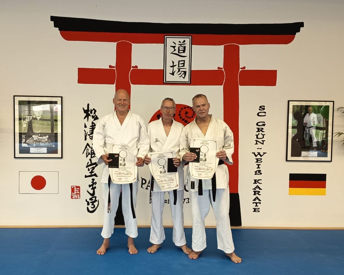 Erfolgreiche Dan-Prüfungen Juni 2025