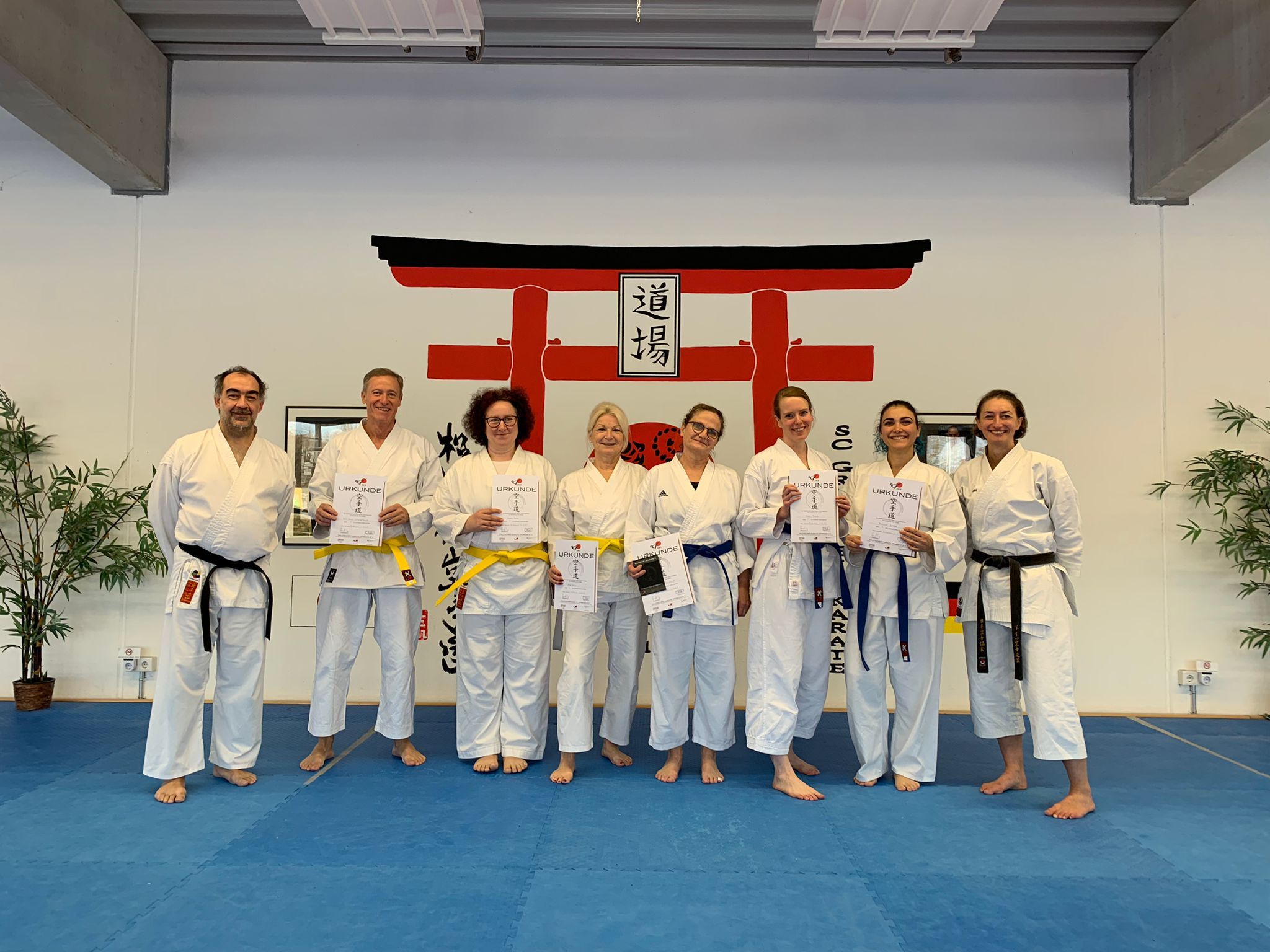 Kyu Prüfung der Erwachsenen